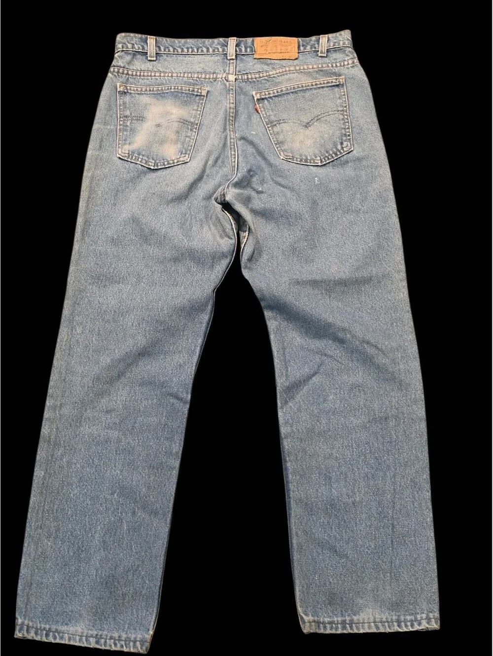 Vintage Levi’s 505 Orange Tab Jeans Made in USA W36x32 Straight Leg Denim